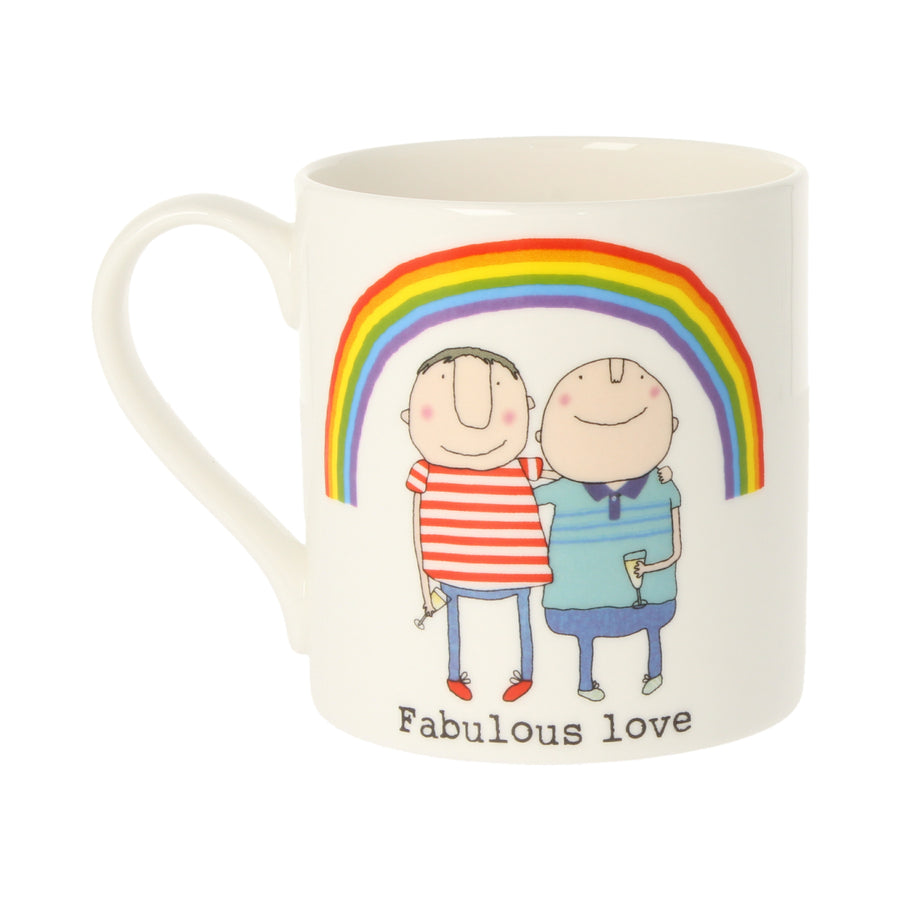 Rosie Made A Thing Fabulous Love Male Couple Mug