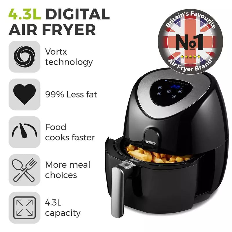 Tower 4.3Ltr Digital Air Fryer