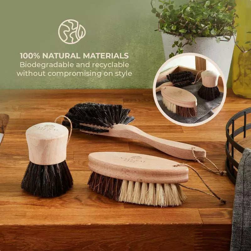 Natural Life Kitchen Brush Set