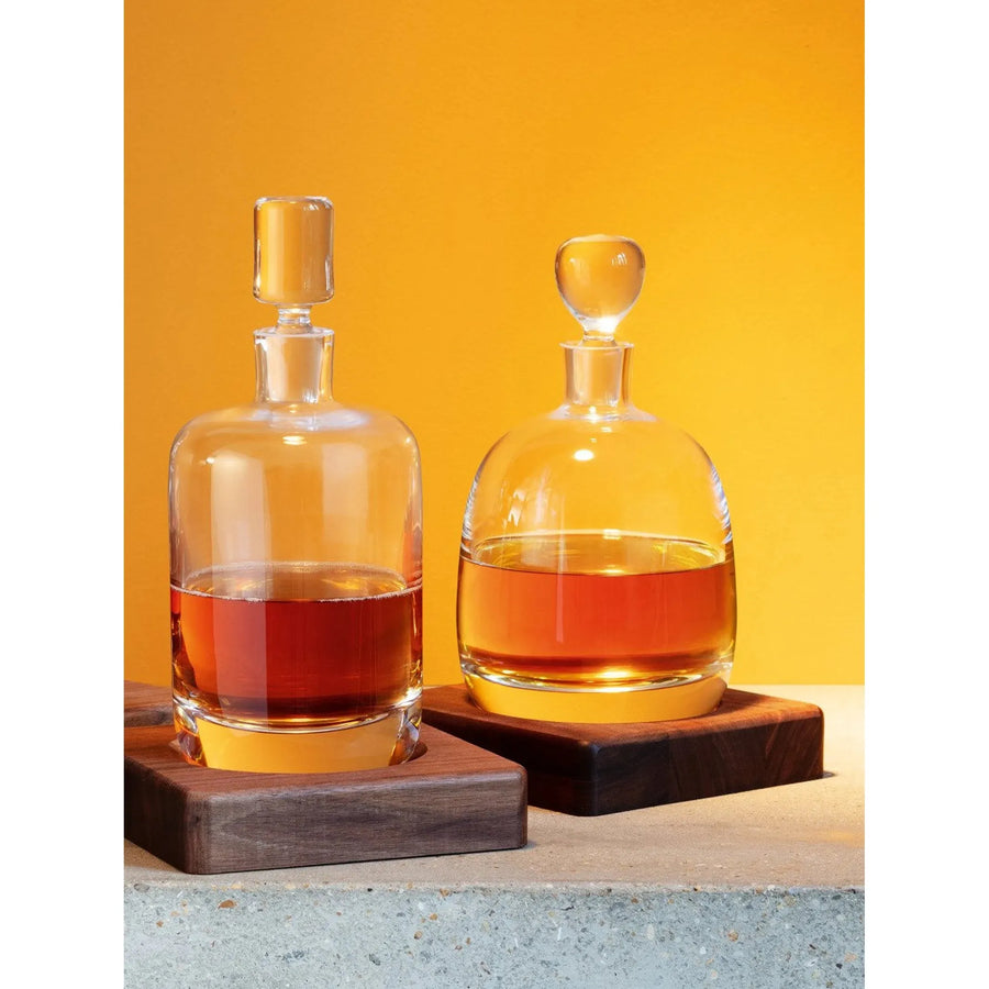 LSA Renfrew Decanter & Walnut Base