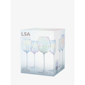 LSA Pearl White Wine Glasses