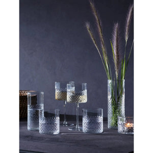 LSA Wicker Clear Wine Glass Set