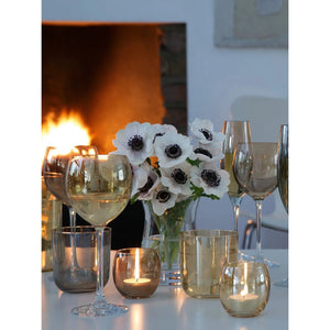 LSA Metallic Polka Wine Glasses