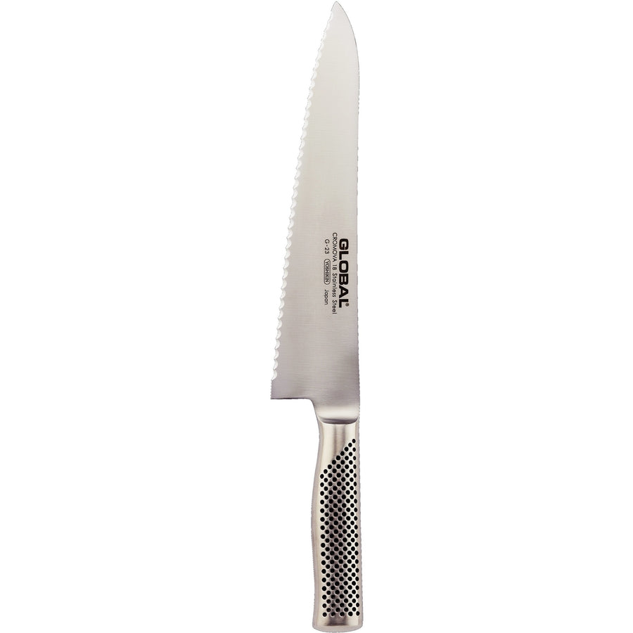 Global 24cm Scallop Bread Knife