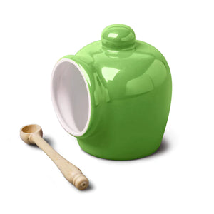 CKS Small Green Salt Pig With Spoon
