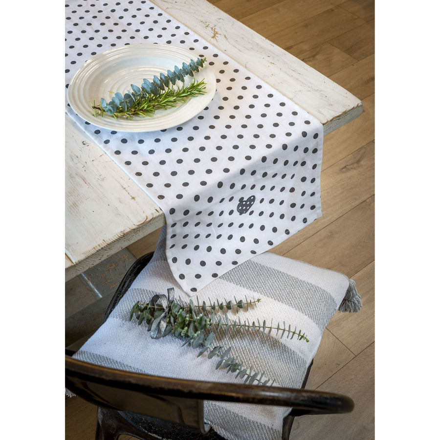 Retreat Polka Dot Table Runner