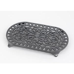 ICD Large Graphite Oval Trivet