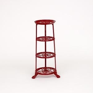 ICD Red Four Tier Pan Stand