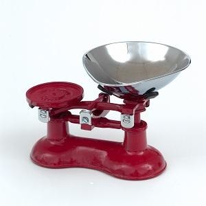 ICD Red Scales With Chrome Pan