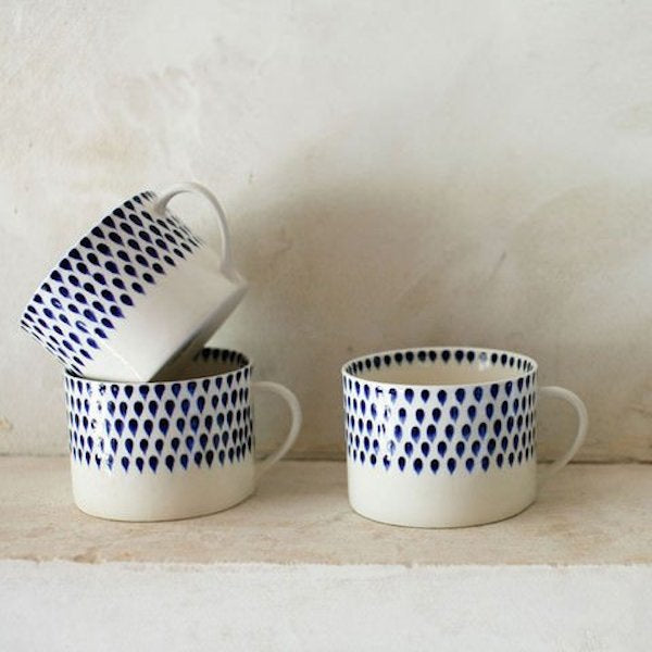 Nkuku Indigo Drop Mug