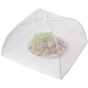 KitchenCraft 51cm White Umbrella Food Cover
