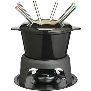 KitchenCraft Black Fondue Set