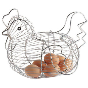 KitchenCraft Chrome Plated Wire Chicken Basket
