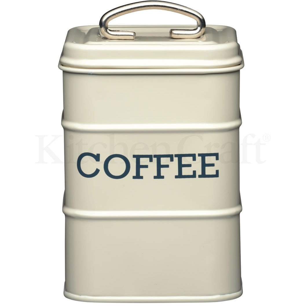 KitchenCraft Nostalgia Cream Coffee Canister