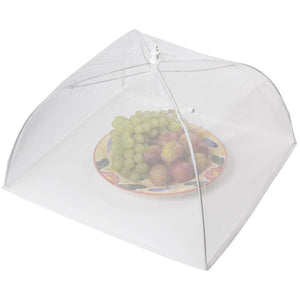 KitchenCraft 30cm (12") White Umbrella Food Cover