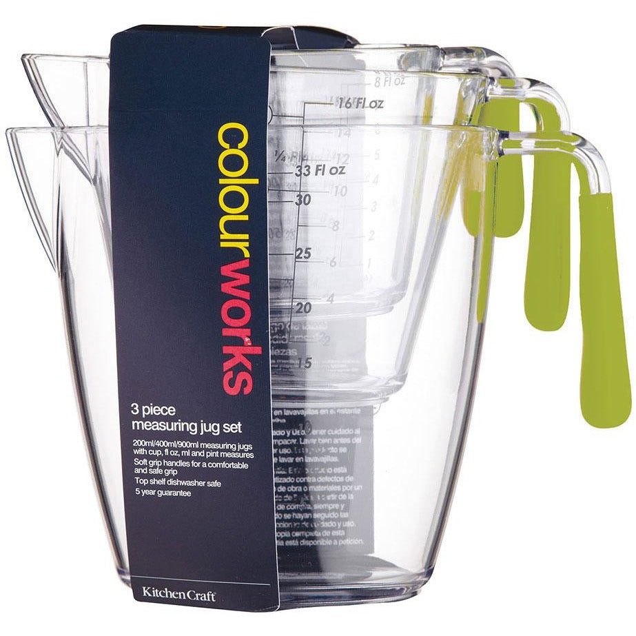 Kitchen Craft Glass Measuring Cup - ml, Grams, Cups, Shots, fl oz,  Tablespoon