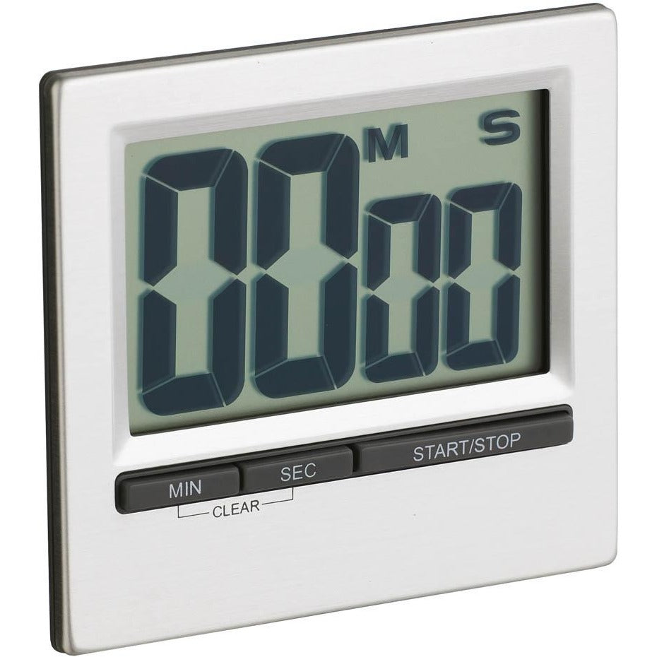 KitchenCraft Large Easy Read Chromed Timer