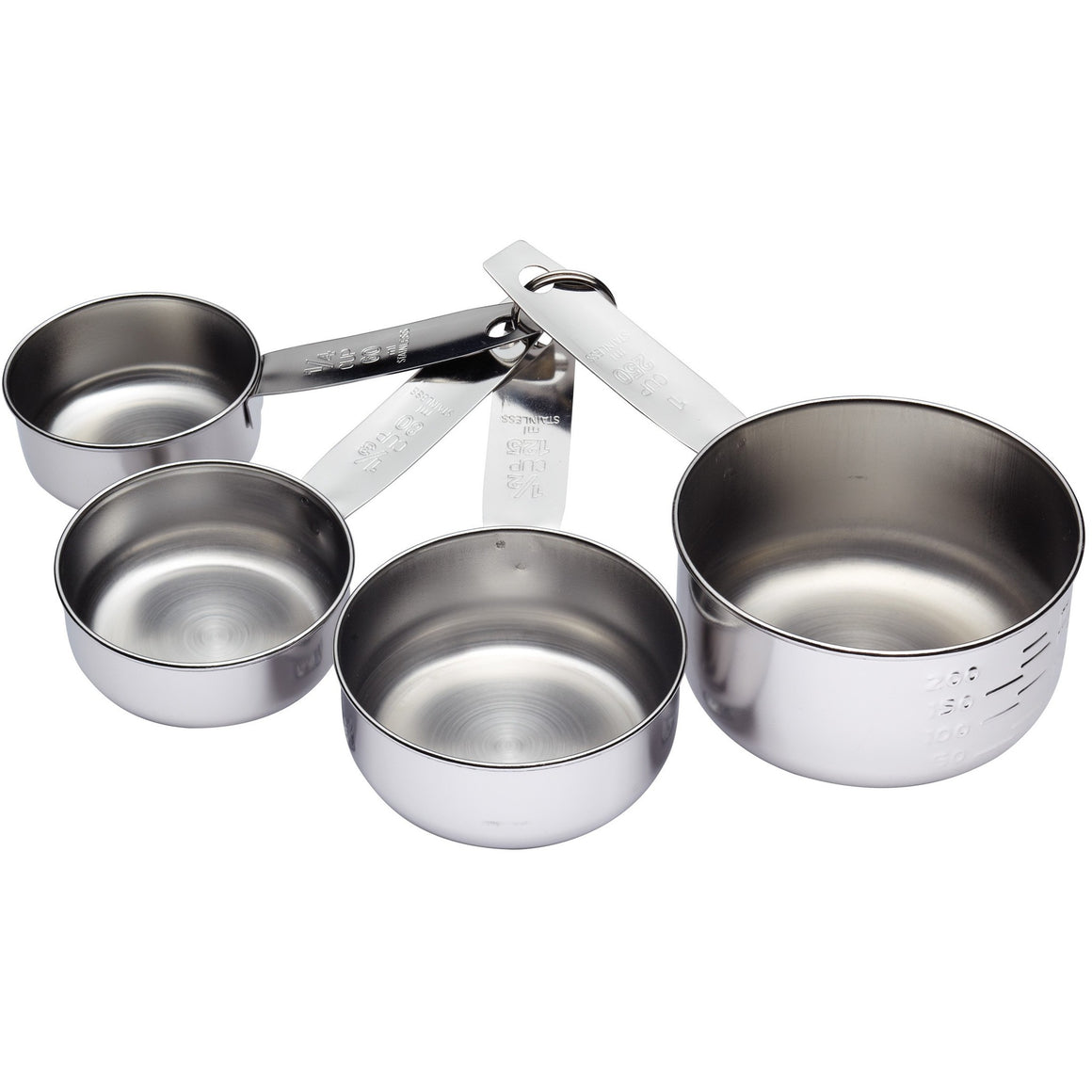 KitchenCraft Stainless Steel Measuring Cups