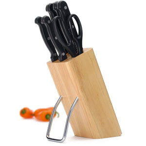 KitchenCraft Wooden 6 Piece Knife Block