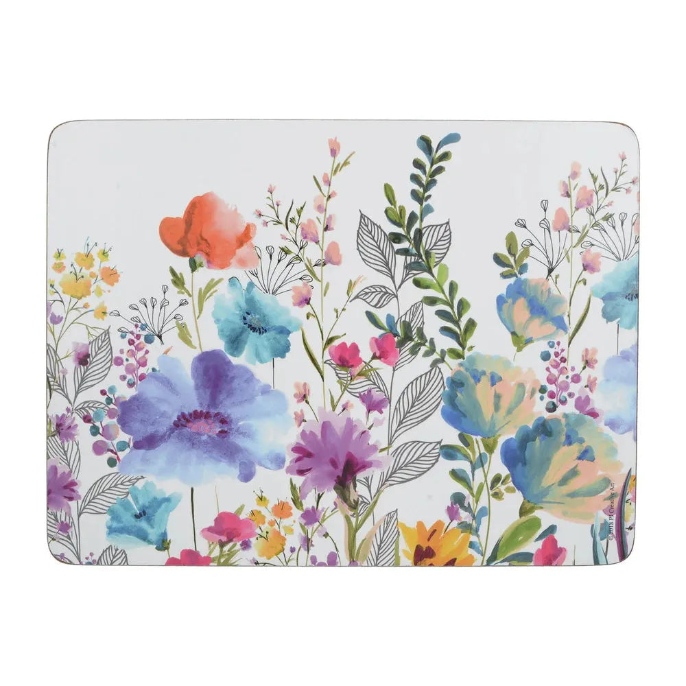 Creative Set Meadow Floral Placemats