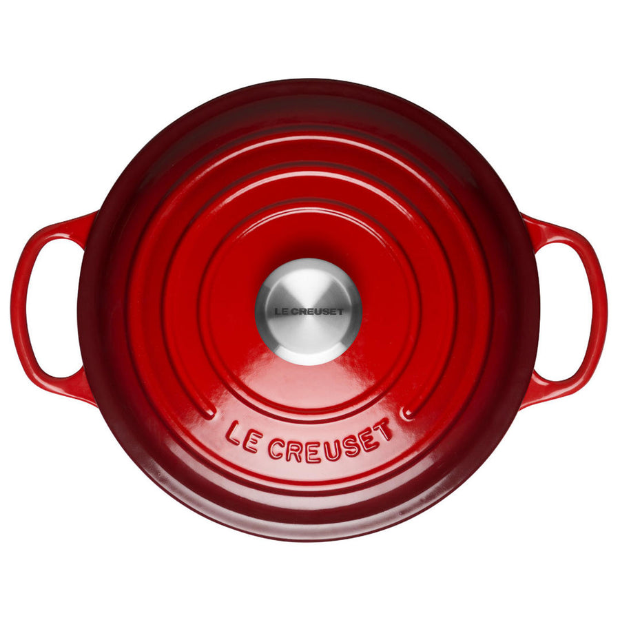 evig hypotese span Le Creuset Signature Cast Iron Cerise Saucepan - All Sizes - Abraxas  Cookshop