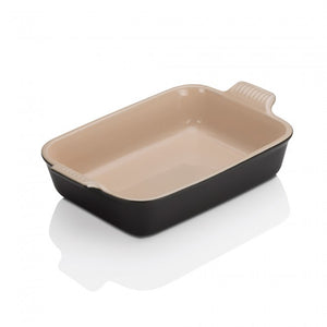 Le Creuset Heritage Satin Black Stoneware Dish - All Sizes