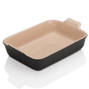 Le Creuset Heritage Satin Black Stoneware Dish - All Sizes