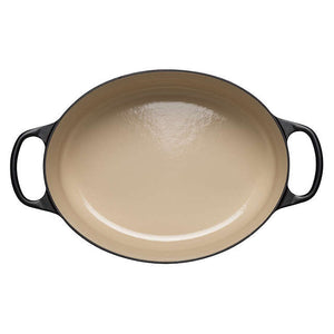 Le Creuset Signature Cast Iron Satin Black Oval Casserole - All Sizes