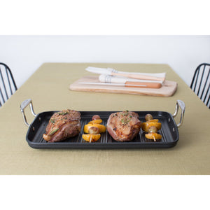 Le Creuset TNS Rectangular 35cm Ribbed Grill