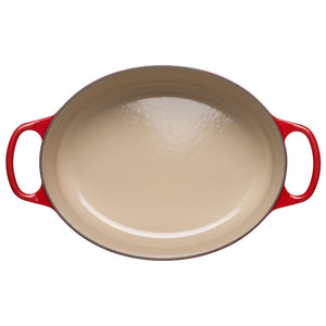 Le Creuset Signature Cast Iron Cerise Oval Casserole - All Sizes