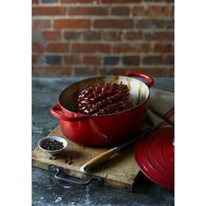 Le Creuset Signature Cast Iron Cerise Oval Casserole - All Sizes