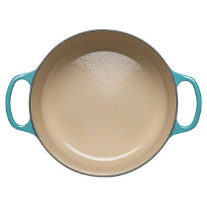 Le Creuset Signature Cast Iron Teal Shallow Casserole - All Sizes