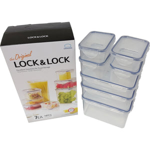 Lock & Lock 7 Piece Promotion Rectangular Set