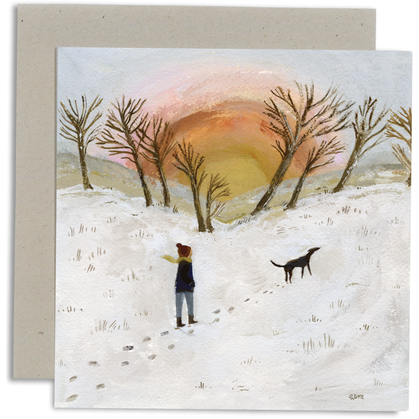 Gemma Koomen Low Winter Sun Card