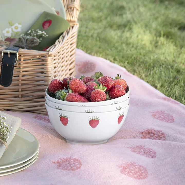 Sophie Allport Strawberries Melamine Bowl