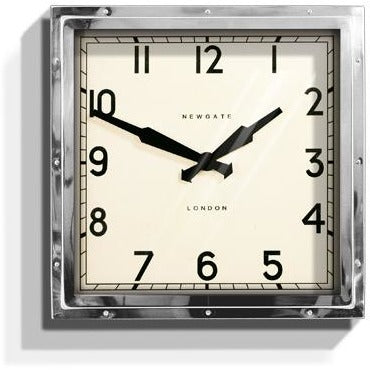 Newgate Chrome Quad Wall Clock