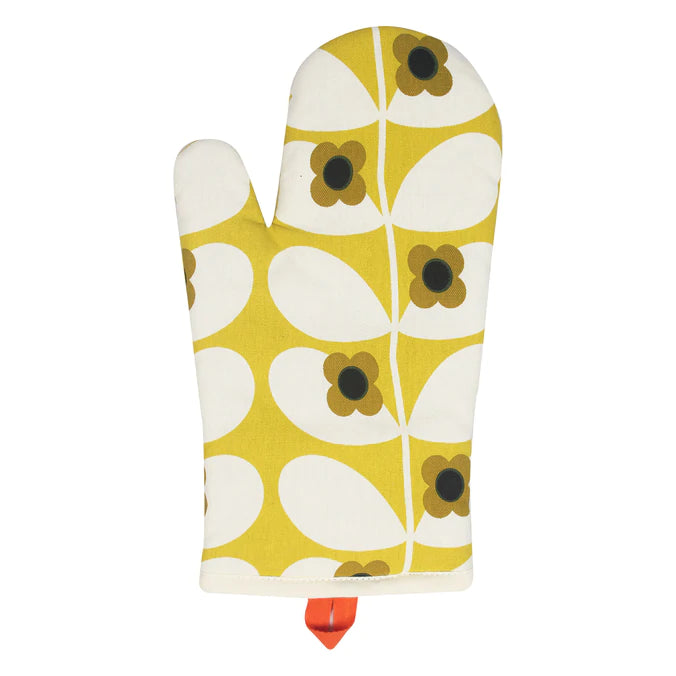 Orla Kiely Wild Rose Stem in Dandelion Oven Mitt