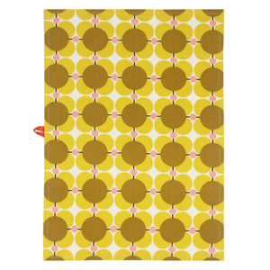 Orla Kiely Ochre Vase of Flowers Tea Towel Set