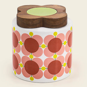 Orla Kiely Atomic Flower Bubblegum Storage Jar