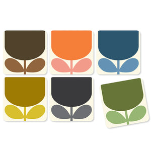 Orla Kiely Block Flower Coaster Set