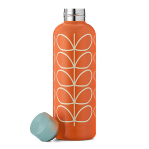 Orla Kiely Linear Stem Orange Water Bottle