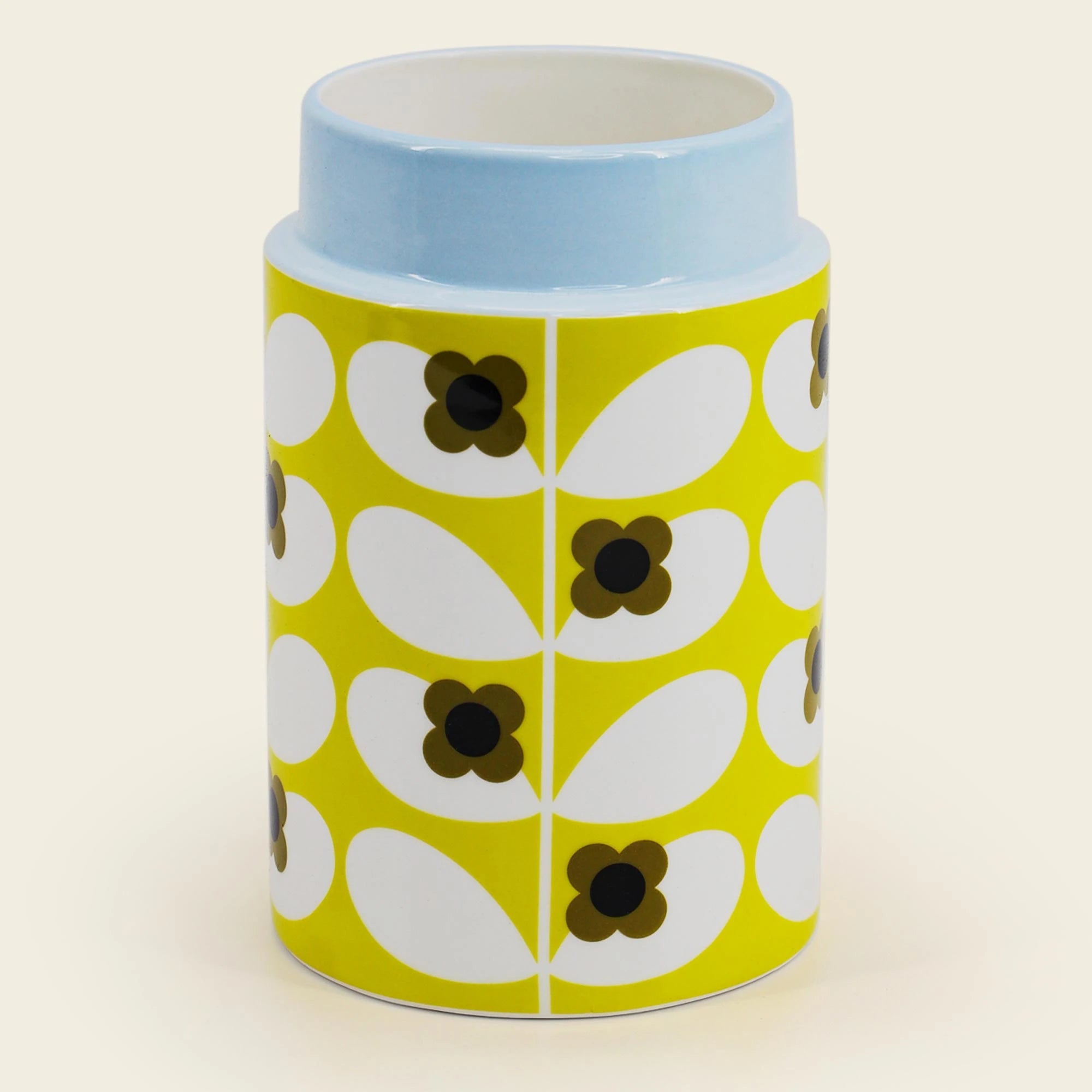 orla kiely plant pot with stand Orla Kiely Dandelion Utensil Pot