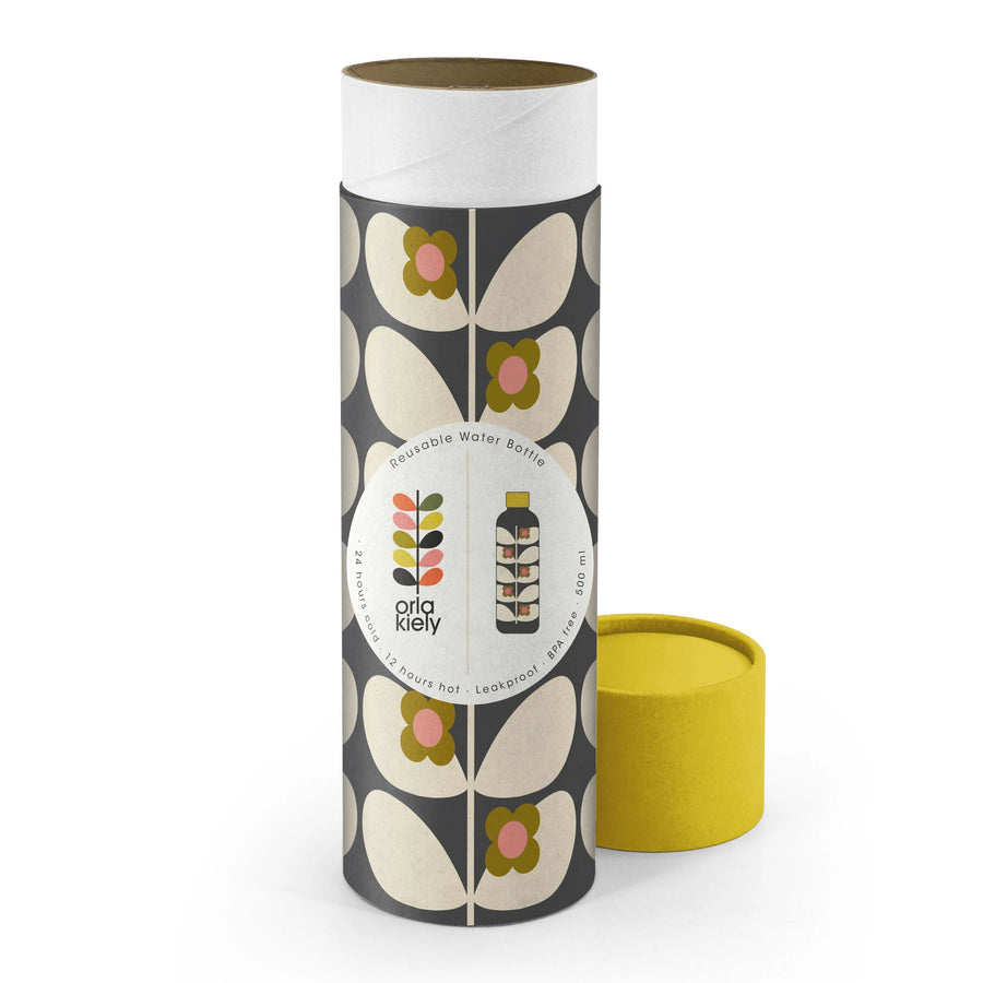 Orla Kiely Wild Rose Stem Water Bottle