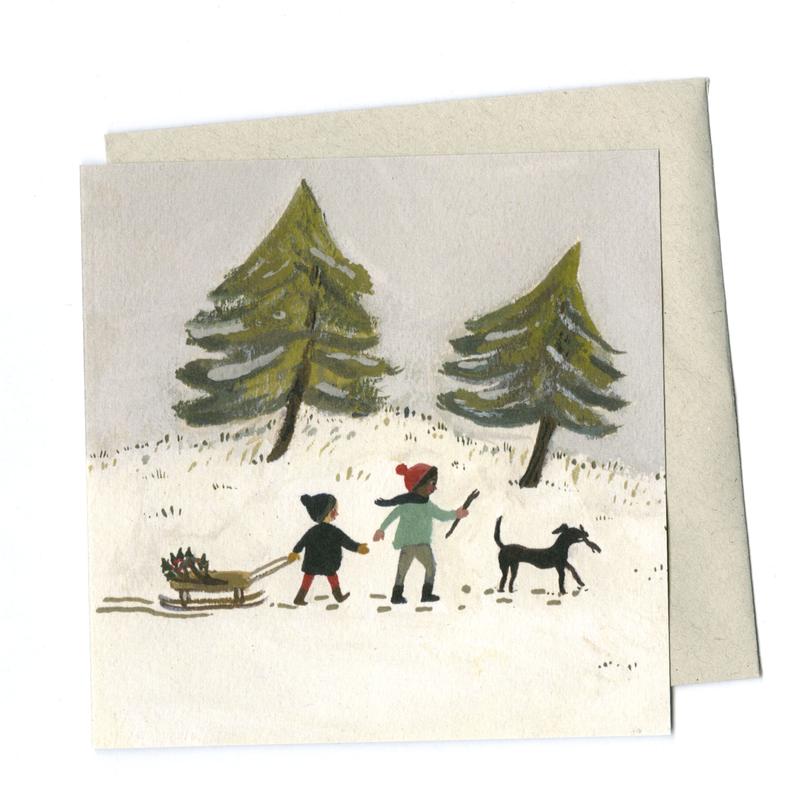 Gemma Koomen Out In The Snow Card