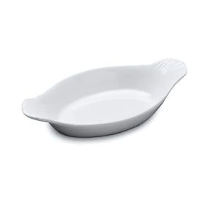 CKS White 17cm Oval Gratin Dish