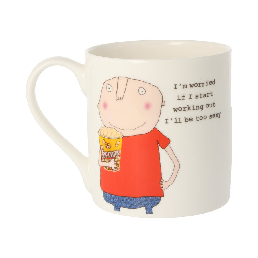 Rosie Made A Thing Exercise Sexy Man Mug