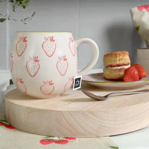 Sophie Allport Strawberries Stoneware Mug