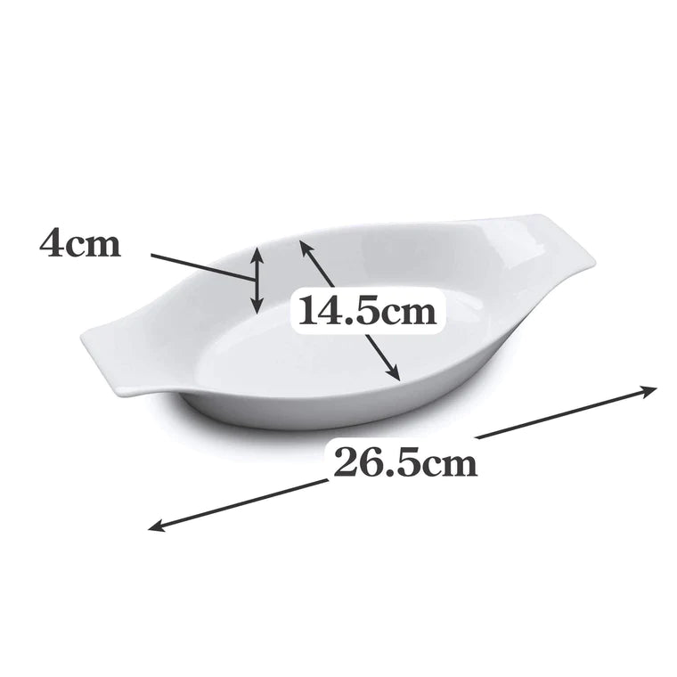 CKS Plain 27cm Gratin Dish