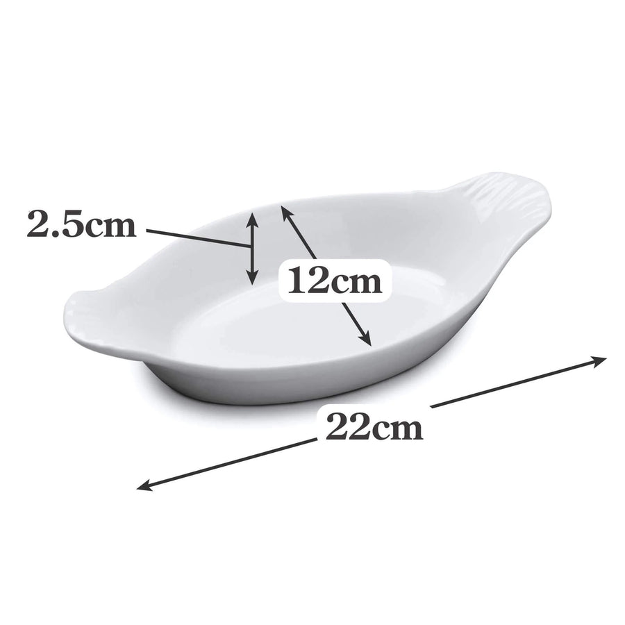 CKS White 23cm Gratin Dish