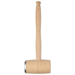 T&G Beech Meat Hammer With Metal End